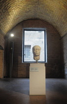 Italy, Lazio, Rome, Trajan's Market, bust of Constantine 1st Century AD.