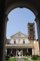 Italy, Lazio, Rome, Trastevere, church of Santa Cecilia.