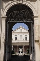 Italy, Lazio, Rome, Trastevere, church of Santa Cecilia.