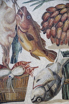 Italy, Lazio, Rome, Vatican City, Vatican Museums, mosaic detail.