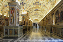 Italy, Lazio, Rome, Vatican City, Vatican Museums, Vatican library.