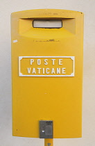 Italy, Lazio, Rome, Vatican City, St Peter's Square, Vatican Post box.