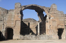 Italy, Lazio, Rome, Tivoli, Villa Adriana, Grandi Terme.