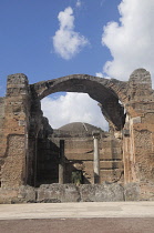 Italy, Lazio, Rome, Tivoli, Villa Adriana, Grandi Terme.