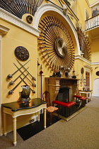 Scotland, Argyll, Inveraray Castle, The Armoury Hall.