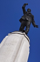 Northern Ireland, Belfast, Stormont, Statue of Lord Edward Carson.