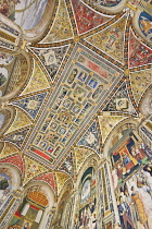 Italy, Tuscany, Siena, Siena Cathedral, The Piccolomini Library.