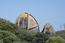 England, Kent, Denge, 20ft and 30ft Experimental Sound Mirrors built in 1928 and 1930, precursor to RADAR, at Greatstone.