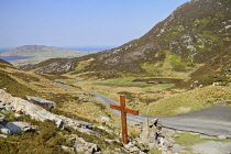 Ireland, County Donegal, Inishowen, Mamore Gap, St Eigne's Well.