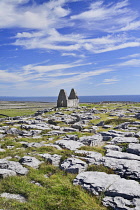 Ireland, County Galway, Aran Islands, Inis Mor, Teampal Bheanain, Ruin of 11th century church.