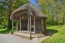 Northern Ireland, County Fermanagh, Florence Court Gardens, The Summer House.