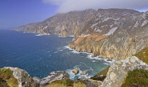 Ireland, County Donegal,  Cliffs at Slieve League.