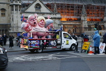 England, London, Westminster, Parliament Square, Brexit demonstrations.