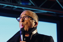 England, London, Westminster, Actor Tony Robinson making speech.