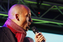 England, London, Westminster, Labour MP Chuka Umunna making speech.