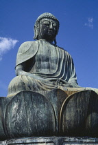 Japan, Nagoya, Large seated Buddha statue.