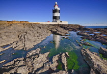 Ireland, County Wexford, Hook Head Lighthouse which is one of the world's oldest lighthouses.