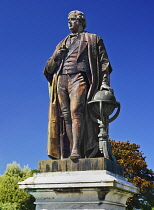 Ireland, County Offaly, Birr which is a town renowned for its Georgian architecture, John's Mall, statue of the 3rd Earl of Rosse.