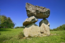 Ireland, County Longford, Aughnacliffe Dolmen.