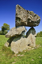 Ireland, County Longford, Aughnacliffe Dolmen.