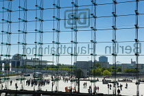 Germany, Berlin, Mitte, Hauptbahnhof interior of the steel and glass train station designed by Meinhard von Gerkan.