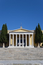 Greece, Attica, Athens, Zappeion exhibition and Congress Hall in the national gardens.