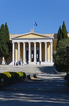 Greece, Attica, Athens, Zappeion exhibition and Congress Hall in the national gardens.