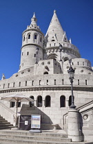 Hungary, Budapest, Castle Hill, Fishermans Bastion.