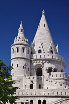 Hungary, Budapest, Castle Hill, Fishermans Bastion.