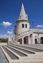 Hungary, Budapest, Castle Hill, Fishermans Bastion.