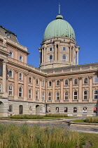 Hungary, Budapest, Buda Castle with its spectacular dome.