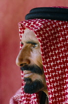 Qatar, General, Portrait of a Bedouin man.