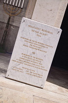 Hungary, Budapest, Dohany Street Great Synagogue, Holocaust Memorial in the courtyard.