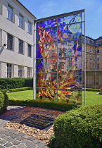 Hungary, Budapest, Dohany Street Great Synagogue, Raoul Wallenberg Memorial Park, Memorial to Sir Nicholas Winton who organised the rescue of 669 chidren from the Nazis in Czechoslovakia.