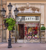 Hungary, Budapest, Art Nouveau Philanthia Flower Shop.