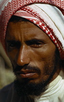 Qatar, General, Portrait of a Bedouin man.