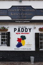 Ireland, North, Belfast, Exterior of Kellys Cellars public bar in Bank Square.