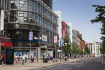 Ireland, North, Belfast, Exterior of Castle Court shopping Centre on Royal Avenue.