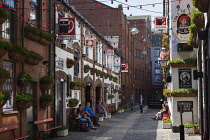 Ireland, North, Belfast, Cathedral Quarter, Exterior of the the Duke of york pub in Commercial Court.