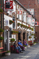 Ireland, North, Belfast, Cathedral Quarter, Exterior of the the Duke of york pub in Commercial Court.