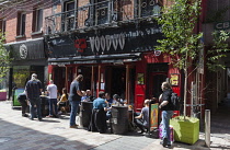 Ireland, North, Belfast,  Voodoo bar and restaurant on Fountain street.