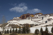 The Potala Palace was founded about 1645 A.D. and was the former summer palace of the Dalai Lama and is a part of the Historic Ensemble of the Potala Palace, Lhasa - a UNESCO World Heritage Site.  Lha...