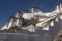 The Potala Palace was founded about 1645 A.D. and was the former summer palace of the Dalai Lama and is a part of the Historic Ensemble of the Potala Palace, Lhasa - a UNESCO World Heritage Site.  Lha...