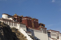 The Potala Palace was founded about 1645 A.D. and was the former summer palace of the Dalai Lama and is a part of the Historic Ensemble of the Potala Palace, Lhasa - a UNESCO World Heritage Site.  Lha...