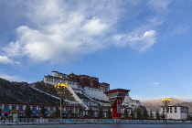 The Potala Palace was founded about 1645 A.D. and was the former summer palace of the Dalai Lama and is a part of the Historic Ensemble of the Potala Palace, Lhasa - a UNESCO World Heritage Site.  Lha...