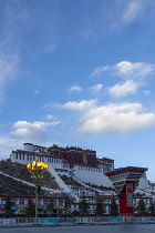 The Potala Palace was founded about 1645 A.D. and was the former summer palace of the Dalai Lama and is a part of the Historic Ensemble of the Potala Palace, Lhasa - a UNESCO World Heritage Site.  Lha...