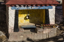 The Drepung Monastery was founded in 1416 A.D. and was the largest monastery in all of Tibet, housing up to 10,000 monks at one time.  Near Lhasa, Tibet.