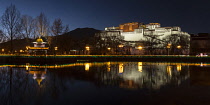The Potala Palace was founded about 1645 A.D. and was the former summer palace of the Dalai Lama and is a part of the Historic Ensemble of the Potala Palace, Lhasa - a UNESCO World Heritage Site.  Lha...