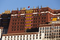 The Potala Palace was founded about 1645 A.D. and was the former summer palace of the Dalai Lama and is a part of the Historic Ensemble of the Potala Palace, Lhasa - a UNESCO World Heritage Site.  Lha...