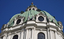 Austria, Vienna, Karlskirche, the dome.